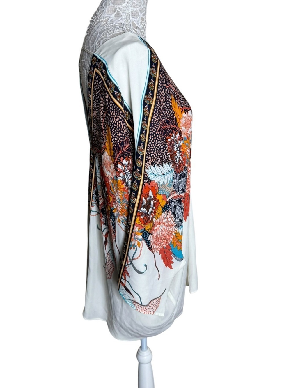 Rose & Olive Tunic Top Floral womens size 3X Dolmain Boho Bohemian Relaxed NWT - Picture 2 of 6